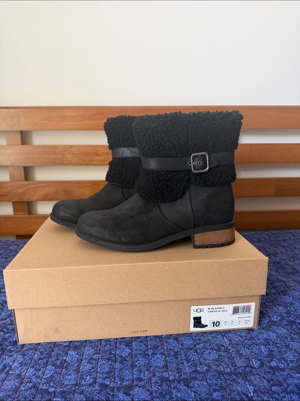 UGG W Blayre II in Black Combat Winter Fall Boots